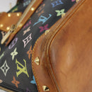 LOUIS VUITTON Monogram Multicolor Alma Hand Bag Black M92646 LV Auth 192662-14