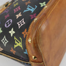 LOUIS VUITTON Monogram Multicolor Alma Hand Bag Black M92646 LV Auth 192662-16