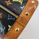 LOUIS VUITTON Monogram Multicolor Alma Hand Bag Black M92646 LV Auth 192662-19