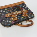 LOUIS VUITTON Monogram Multicolor Alma Hand Bag Black M92646 LV Auth 192662-6