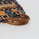 LOUIS VUITTON Monogram Multicolor Alma Hand Bag Black M92646 LV Auth 192662-7