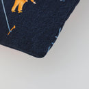 BVLGARI Hand Bag Canvas Navy Auth 192663A-15