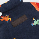 BVLGARI Hand Bag Canvas Navy Auth 192663A-17
