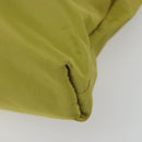 PRADA Tote Bag Nylon Green Silver Auth 192666A-10
