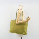 PRADA Tote Bag Nylon Green Silver Auth 192666A-25
