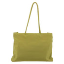 PRADA Tote Bag Nylon Green Silver Auth 192666A-3