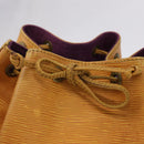 LOUIS VUITTON Epi Petit Noe Shoulder Bag Yellow M44109 LV Auth 192667-20