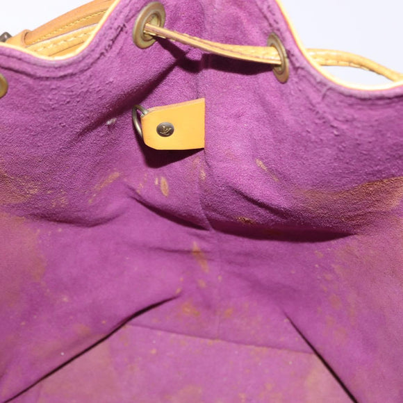 LOUIS VUITTON Epi Petit Noe Shoulder Bag Yellow M44109 LV Auth 192667