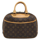 LOUIS VUITTON Monogram Trouville Hand Bag M42228 LV Auth 192669V-13