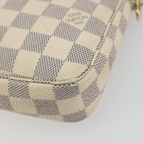 LOUIS VUITTON Damier Azur Pochette Accessoires Pouch N51986 LV Auth 192671A