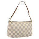 LOUIS VUITTON Damier Azur Pochette Accessoires Pouch N51986 LV Auth 192671A-1