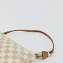 LOUIS VUITTON Damier Azur Pochette Accessoires Pouch N51986 LV Auth 192671A-8