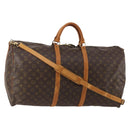 LOUIS VUITTON Monogram Keepall Bandouliere 60 Boston Bag M41412 LV Auth 192672A-1