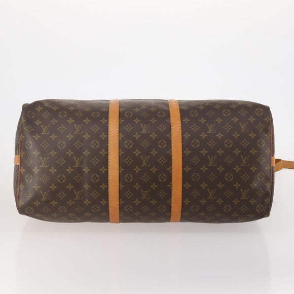 LOUIS VUITTON Monogram Keepall Bandouliere 60 Boston Bag M41412 LV Auth 192672A