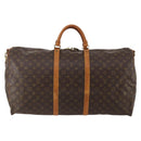 LOUIS VUITTON Monogram Keepall Bandouliere 60 Boston Bag M41412 LV Auth 192672A-13
