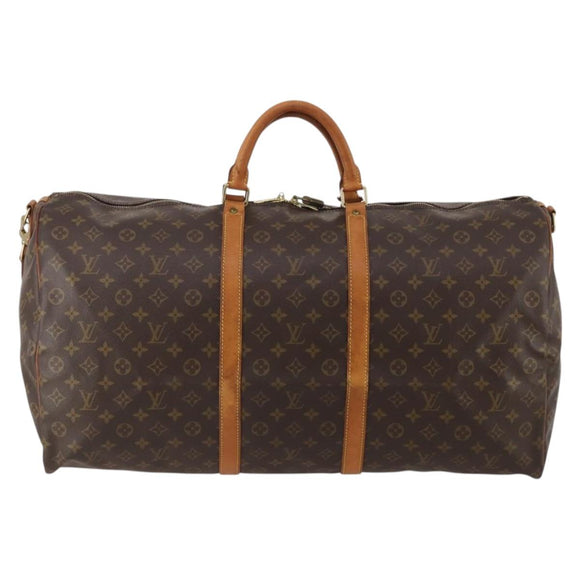 LOUIS VUITTON Monogram Keepall Bandouliere 60 Boston Bag M41412 LV Auth 192672A