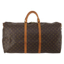 LOUIS VUITTON Monogram Keepall Bandouliere 60 Boston Bag M41412 LV Auth 192672A-2