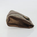 GUCCI GG Supreme Web Sherry Line Bag PVC Beige Gold 156 01 032 Auth 192673-3