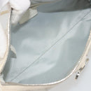 Christian Dior Trotter Canvas Romantic Bag PVC White Silver Auth 192675A-19