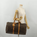 LOUIS VUITTON Monogram Keepall 50 Boston Bag M41426 LV Auth 192676-23