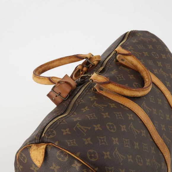 LOUIS VUITTON Monogram Keepall 50 Boston Bag M41426 LV Auth 192676
