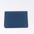 LOUIS VUITTON Epi Day Planner Cover 4 Set Blue Black Green LV Auth 192684-10