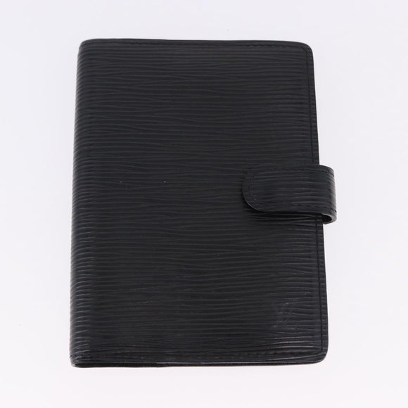 LOUIS VUITTON Epi Day Planner Cover 4 Set Blue Black Green LV Auth 192684