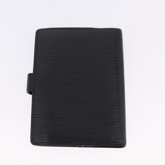 LOUIS VUITTON Epi Day Planner Cover 4 Set Blue Black Green LV Auth 192684