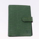 LOUIS VUITTON Epi Day Planner Cover 4 Set Blue Black Green LV Auth 192684-27
