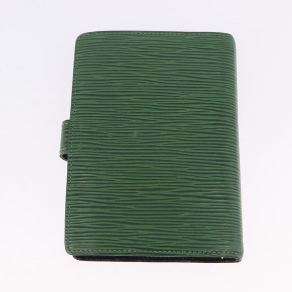 LOUIS VUITTON Epi Day Planner Cover 4 Set Blue Black Green LV Auth 192684