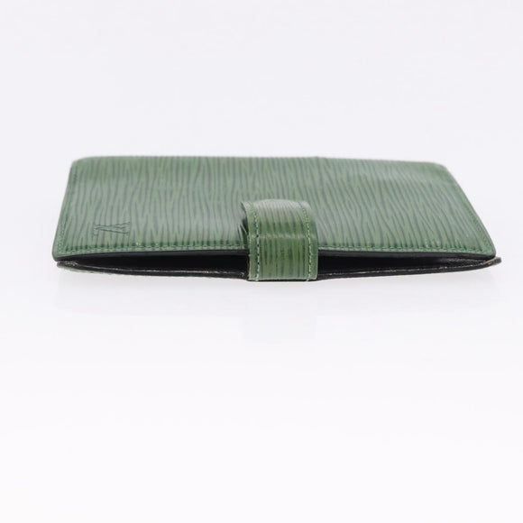 LOUIS VUITTON Epi Day Planner Cover 4 Set Blue Black Green LV Auth 192684