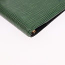 LOUIS VUITTON Epi Day Planner Cover 4 Set Blue Black Green LV Auth 192684-32