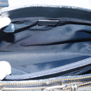 Christian Dior Trotter Canvas Hand Bag Navy Silver Auth 192691-10