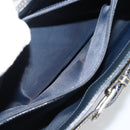 Christian Dior Trotter Canvas Hand Bag Navy Silver Auth 192691-22