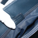 Christian Dior Trotter Canvas Hand Bag Navy Silver Auth 192691-12