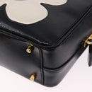 PRADA Hand Bag Saffiano leather 2way Black Gold Tone Auth 192692A-18