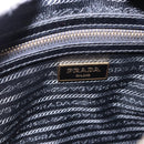 PRADA Hand Bag Saffiano leather 2way Black Gold Tone Auth 192692A-21