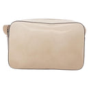 PRADA Shoulder Bag Leather Ivory Silver Auth 192693A-13