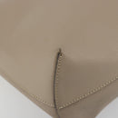 FENDI F's Tote Bag Leather Gray 8BH348 Auth 192696A-15