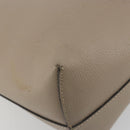 FENDI F's Tote Bag Leather Gray 8BH348 Auth 192696A-17