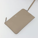 FENDI F's Tote Bag Leather Gray 8BH348 Auth 192696A-21