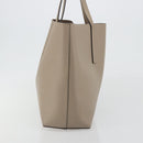 FENDI F's Tote Bag Leather Gray 8BH348 Auth 192696A-3