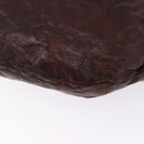 Miu Miu Shoulder Bag Leather 2way Brown Auth 192700A-16