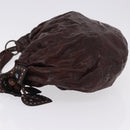 Miu Miu Shoulder Bag Leather 2way Brown Auth 192700A-4