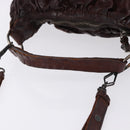 Miu Miu Shoulder Bag Leather 2way Brown Auth 192700A-7