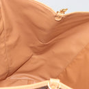 CELINE Macadam Tote Bag PVC Leather Brown Gold Tone Auth 192701-18