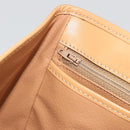 CELINE Macadam Tote Bag PVC Leather Brown Gold Tone Auth 192701-20