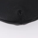 GUCCI Shoulder Bag Leather Black Gold Tone 523588 Auth 192702A-10
