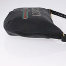 GUCCI Shoulder Bag Leather Black Gold Tone 523588 Auth 192702A-3