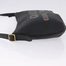 GUCCI Shoulder Bag Leather Black Gold Tone 523588 Auth 192702A-5